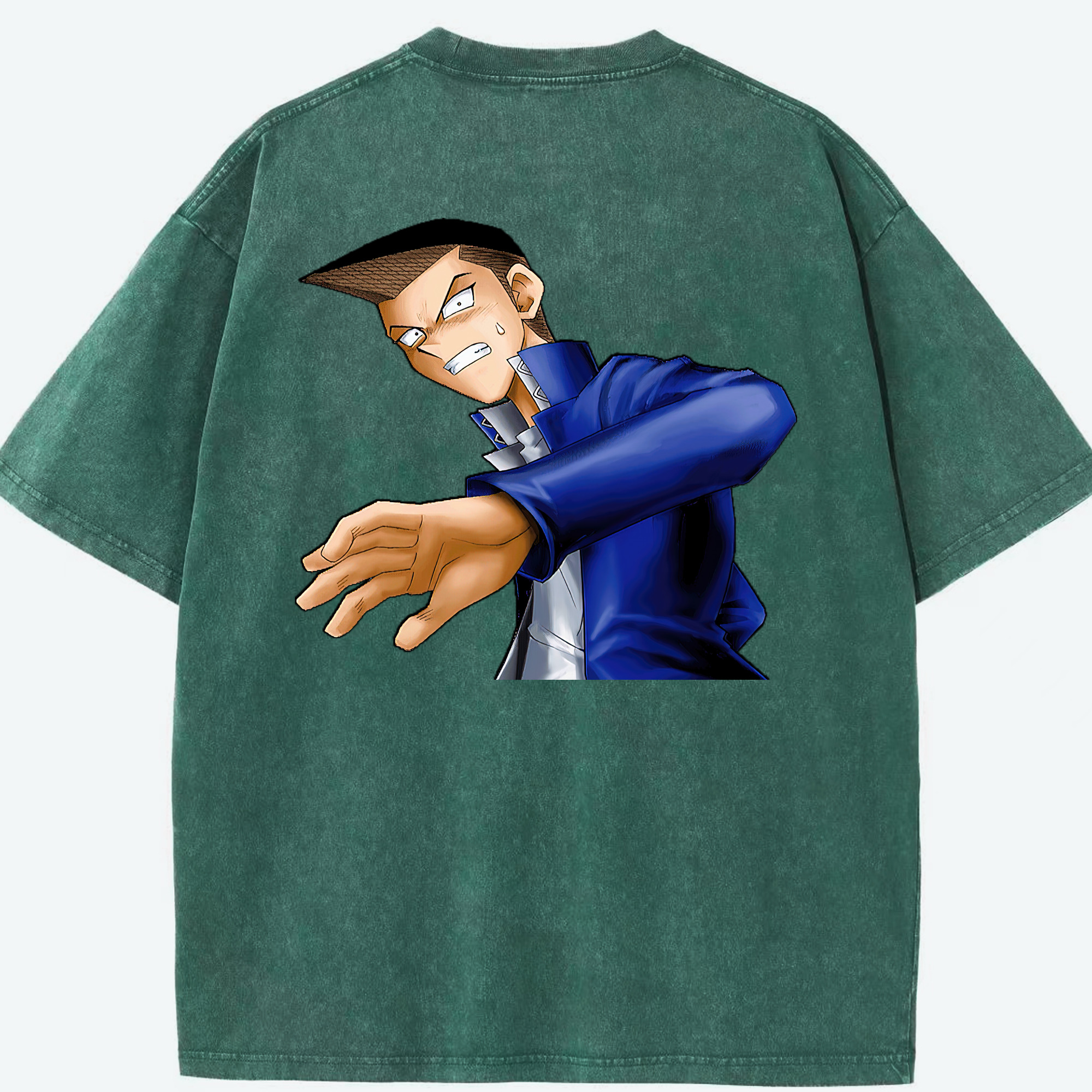 （画像用） 遊☆戯☆王 Yu-Gi-Oh! 綿100% ヴィンテージ風 半袖Tシャツ（背面プリント）